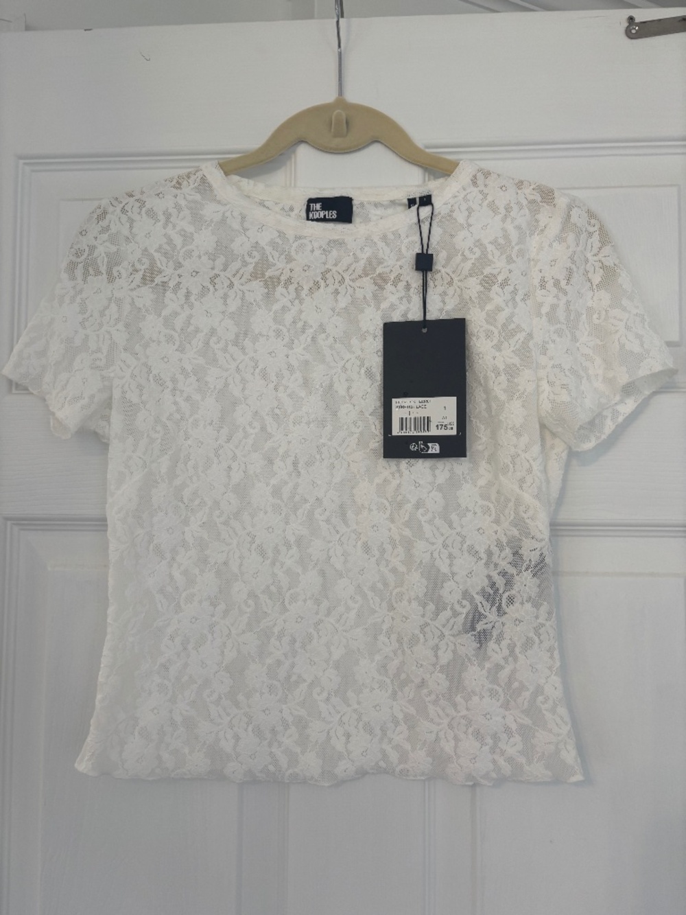 the kooples white lace blouse